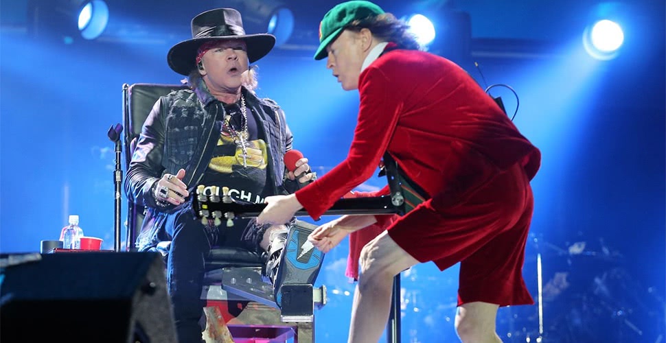 Rumours are circulating that AC/DC will record a new album with Axl Rose