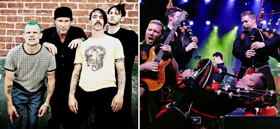 People keep mistaking Scottish bagpipers for the Red Hot Chili Peppers